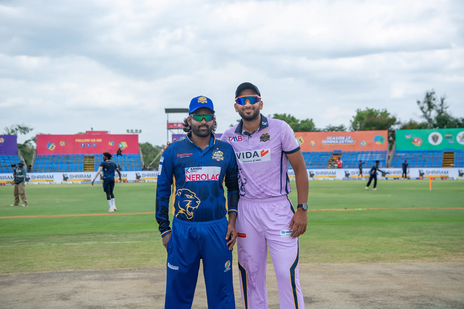 Madurai Panthers and VIDA Kovai Kings players before their TNPL 2026 match